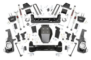 GMC Sierra 2500 HD Suspension Lift Kit - Rough Country - Torsion Drop, M1 - '20-'25